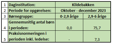 Normeringsopgørelse